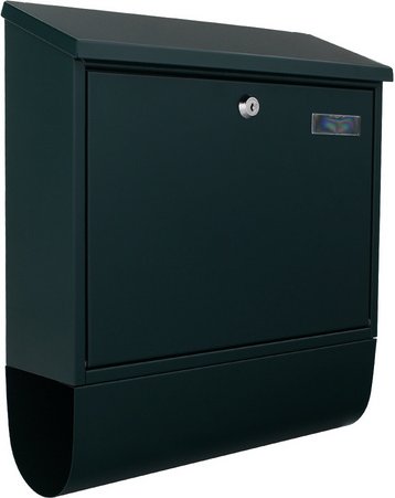 Rottner Tresor Briefkasten »Splashy Anthracite«, grün, Stahl, (B x H:) 36,5 x 41,5 cm - gruen