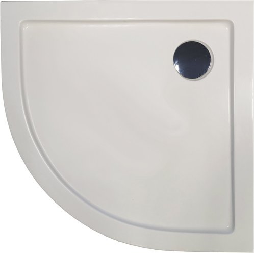 Sanotechnik Rundduschwanne, BxT: 90 x 90 cm, weiß - weiss