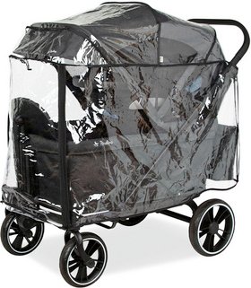 Pinolino Bollerwagen »Cruiser Premium«, BxHxL: 64 x 64 x 118 cm, max. Belastung: 70 kg - grau