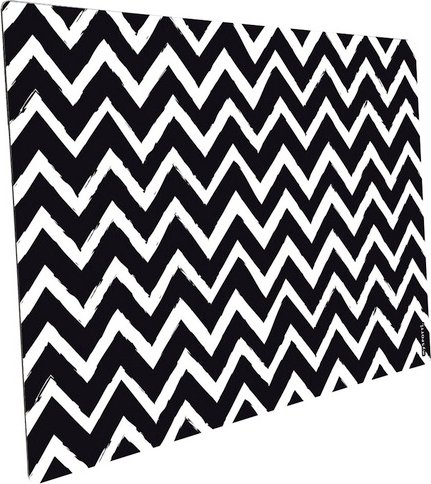mySPOTTI Mini-Spritzschutz »Senna«, Aluverbund, Zick-Zack-Muster