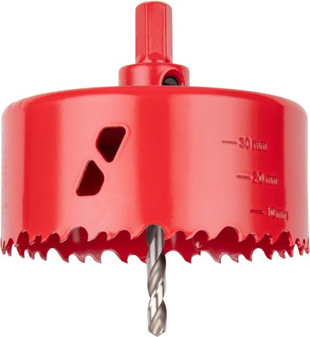Thumbnail - WOLFCRAFT Lochsäge, Ø: 100 mm, Bimetall - rot