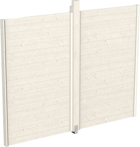 SKANHOLZ Wand für Pavillon »Toulouse«, Breite: 270 cm, Holz, weiß - weiss