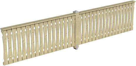 SKANHOLZ Brüstung, BxH: 78,5 x 96 cm, Holz, natur