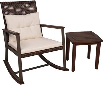 GARDEN PLEASURE Gartenmöbel »Sinaloa«, Metall, 2-teilig - braun