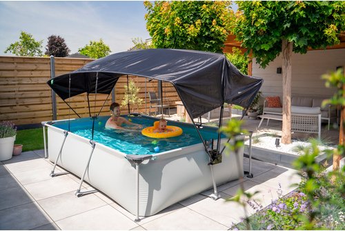 Thumbnail - EXIT Toys Pool, BxH: 251 x 159 cm, mit Kartuschenfilteranlage - grau