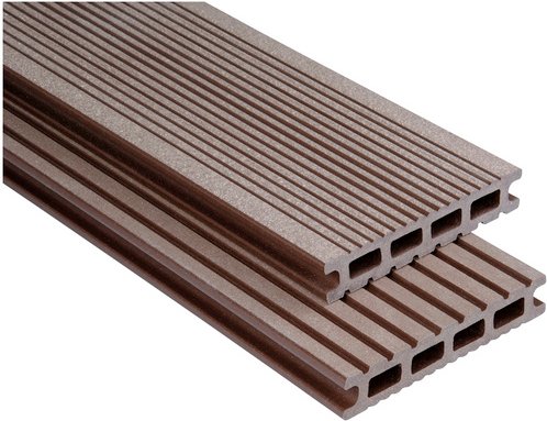 Mr. GARDENER WPC-Terrassendiele, Breite: 14,5 cm, Stärke: 2,6 cm, gebürstet, 1 Stk. - braun