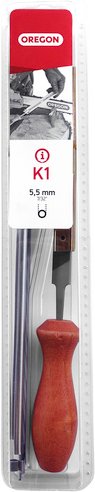 OREGON® Schärfsatz »K1«, geeignet für Sägeketten, Metall - rot