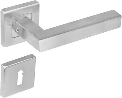 Intersteel Türdrücker, 53x53x8 mm BB-Rosetten Vierkant