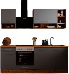 Thumbnail - RESPEKTA Küchenblock »Hilde«, HxBxT: 205 x 220 x 60 cm - grau