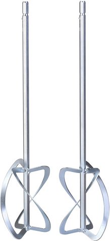 Thumbnail - EINHELL Farb- und Mörtelrührer-Zubehör »Einhell Accessory«, Twinrührer Mörtel, 120 x 550 mm - silberfarben