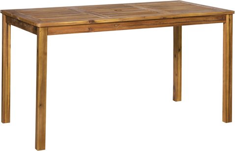 Möbilia Sitzgruppe, Akazie, geeignet für den Garten - braun