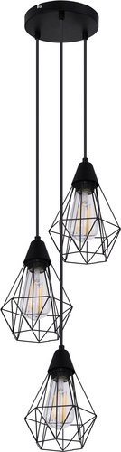 GLOBO LIGHTING Hängeleuchte, ohne Leuchtmittel - schwarz