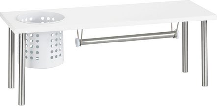 WENKO Universalregal, BxHxL: 55 x 21 x 18 cm, weiß - weiss