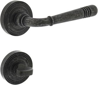 Intersteel Türdrücker mit Rosette »Helena«, D.55x10 mm WC 8 mm stift