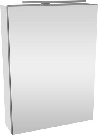 FACKELMANN Spiegelschrank »SBC Gäste Bad«, Weiss, BxHxT: 50 x 68 x 15,3 cm - grau