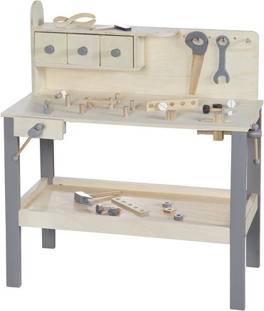 roba Werkbank, grau, ab 3 Jahren