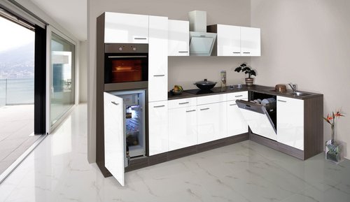 Thumbnail - RESPEKTA Küchenzeile »Oliver«, mit E-Geräten, Gesamtbreite: 310 cm - weiss