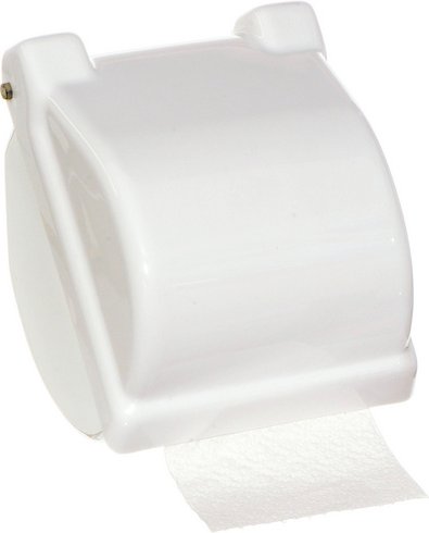 Yachticon Toilettenpapierhalter, BxL: 15 x 13 cm, weiß - weiss