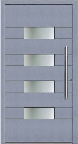 KNOCK Aluminium-Haustür »Marte«, grau