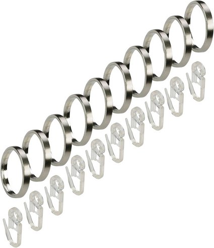 LIEDECO Ring, ØxH: 20 x 28 mm - silberfarben