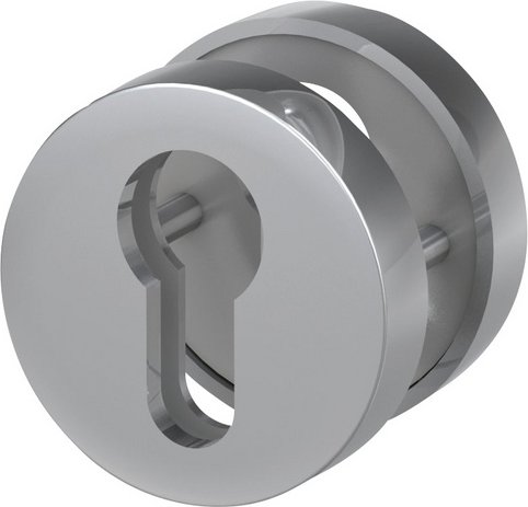 BASI Rosettengarnitur, kunststoff, silberfarben