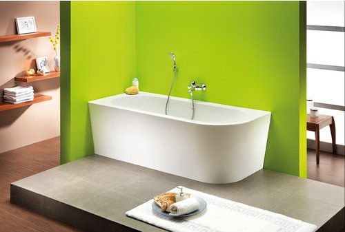 Thumbnail - OTTOFOND Badewanne »Modena«, BxHxL: 78 x 44 x 178 cm, abgerundet - weiss