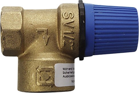 CORNAT Membran-Sicherheitsventil, Messing, 1/2" - goldfarben