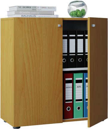 VCM Aktenschrank »Vandol Mini«, BxHxL: 39 x 74 x 70 cm, Holzwerkstoff - braun