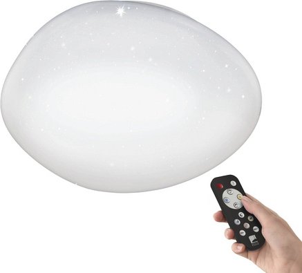 EGLO Wand-/Deckenleuchte »SILERAS-A«, Stahl, 2700-6500K - weiss