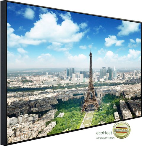 papermoon Infrarotheizung »EcoHeat - Eiffelturm«, Matt-Effekt - bunt