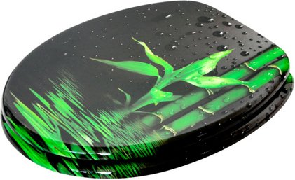 Sanilo WC-Sitz, BxL: 37,7 x 47 cm, Virella - schwarz