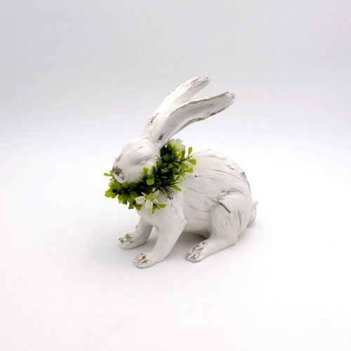 Flowerbox Dekofigur - weiss