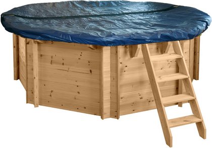 INTERLINE Poolabdeckung »Bali«, Ø 3,55 m, mit Netz - blau