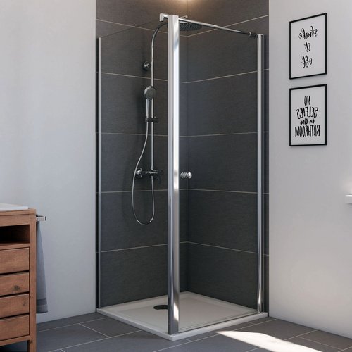 Thumbnail - BREUER Duschtür »Elana 6«, Drehtür, BxH: 100 x 200 cm - silberfarben