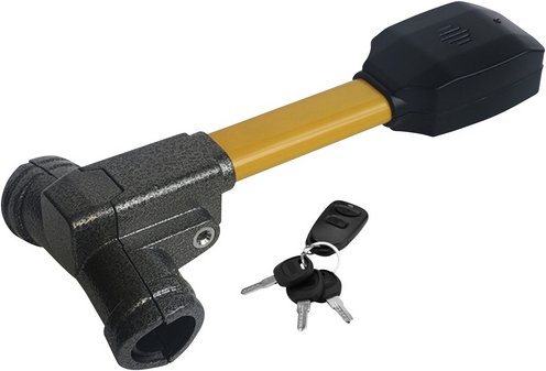 BASI Lenkradkralle, Stahl, für PKWs, LKWs, SUVs, Wohnmobile - gelb