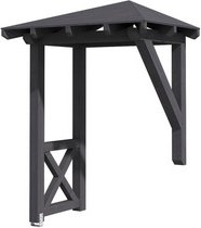 SKANHOLZ Vordach »Wesel 3«, 188 x 126 cm (BxT), nordische Fichte, schiefergrau