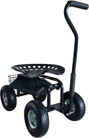 AXI Gartensitz, schwarz, BxH: 53 x 112 cm