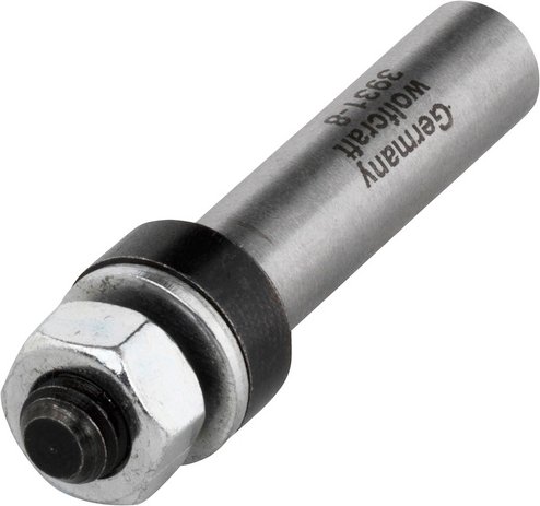 WOLFCRAFT Schaftfräsersatz »3931000«, geeignet für: Oberfräsen - silberfarben