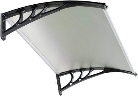 GARDEN PLEASURE Vordach, 100x120cm,PC mattiert - transparent