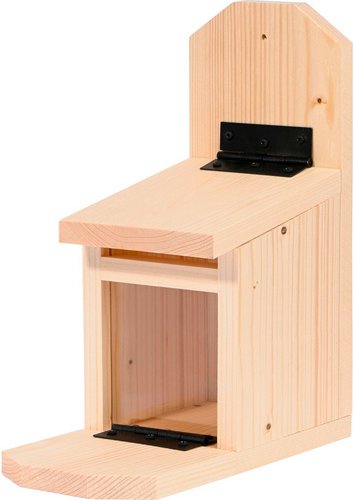 DOBAR Futterstation »Pärnu«, BxHxL: 12 x 28 x 24 cm, braun