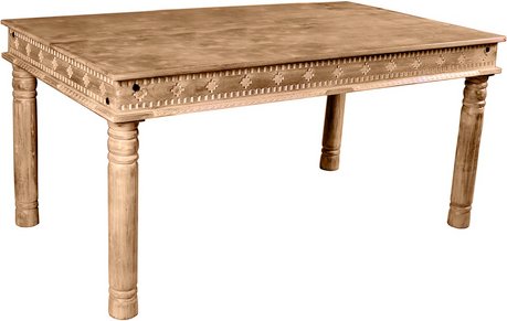 SIT Tisch »LAKADEE«, HxT: 76 x 90 cm, Holz - braun