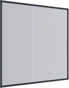WINDHAGER Insektenschutz, IS Expert Rahmen Fenster 140x150 cm, anthrazit - schwarz