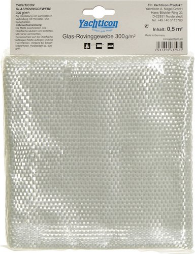 Yachticon Glasfaser-Matte, Inhalt: 0,3 kg, Glasfaser - weiss