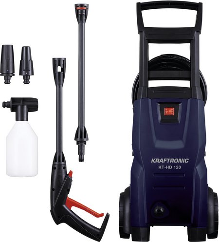 KRAFTRONIC Hochdruckreiniger »KT-HD 120«, 1400 W, max. Betriebsdruck: 120 bar - blau