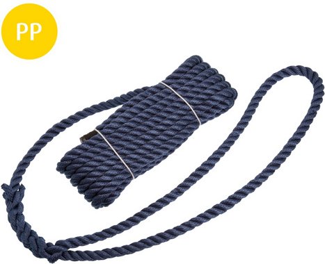 CONACORD Seil, Ø: 8 mm, Länge: 20 m, marineblau - grau