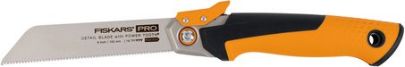 FISKARS Zugsäge »Power Tooth«, Klappbar, Länge: 15 cm, Material Sägeblatt: Metall - orange