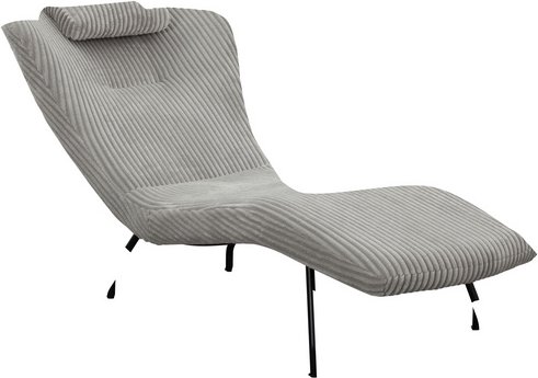 SalesFever Relaxliege, Höhe: 82 cm, grau