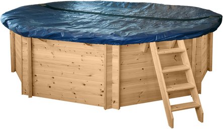 INTERLINE Poolabdeckung »Bali«, Ø 4,40 m, mit Netz - blau