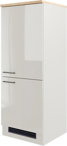 Flex-Well Geräteumbauschrank, »Lund«, LxBxH: 60x160,6 cm, lichtgrau glänzend