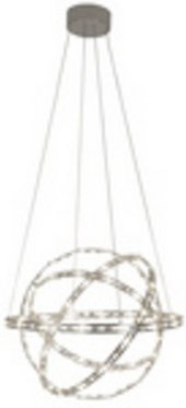 Thumbnail - NÄVE LED-Pendelleuchte »Cosmos«, ∅xH: 60 x 11 cm, Metall/Kunststoff - silberfarben